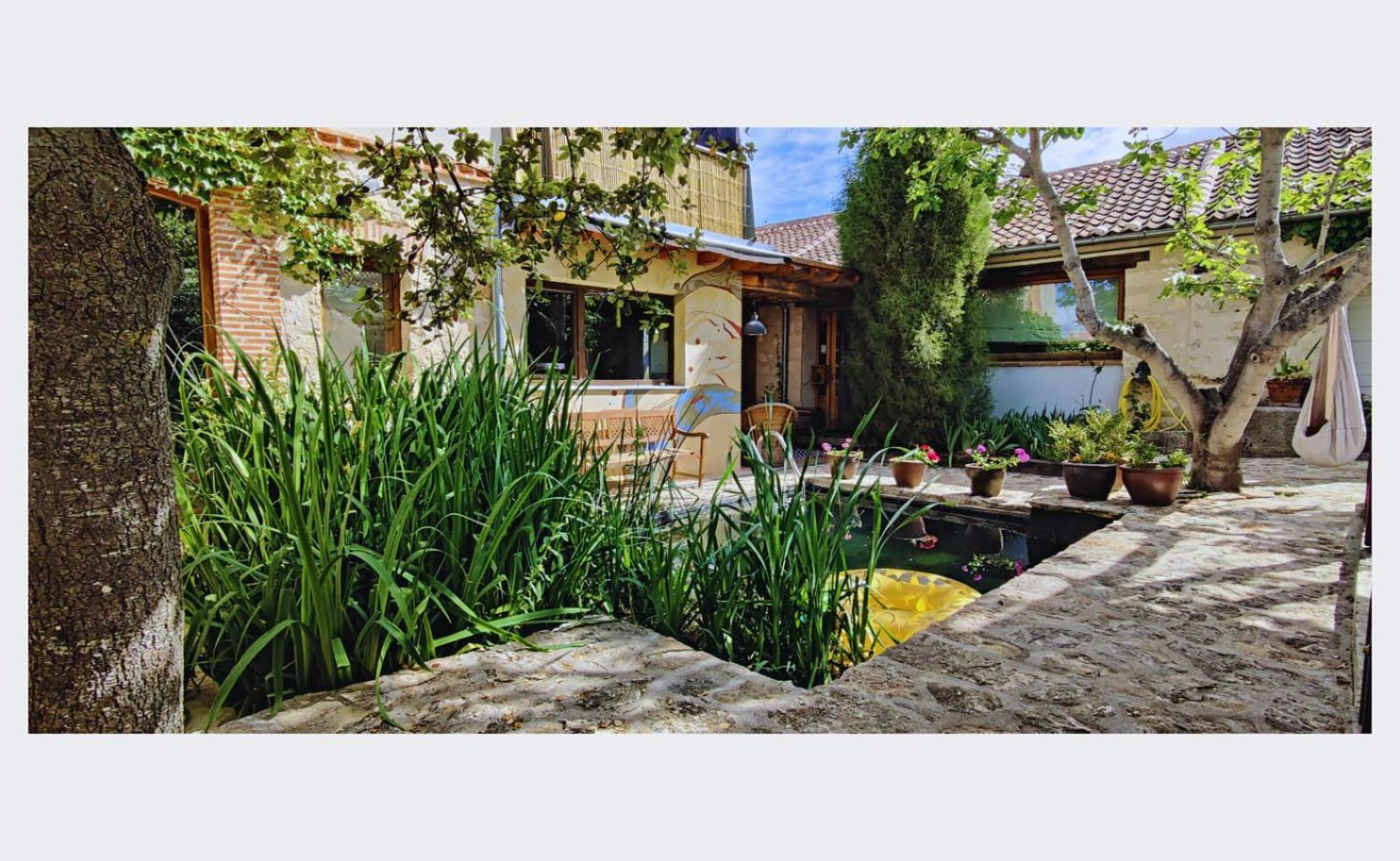 Viento De Ladera Piscina Natural Y Jacuzzi Ext 塞哥维亚 外观 照片
